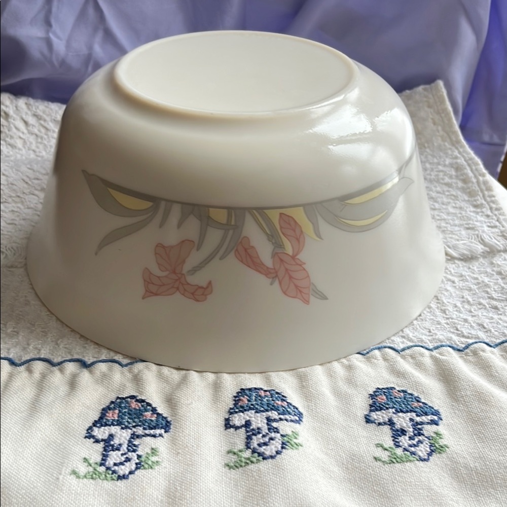 Vintage Floral Ceramic Bowl